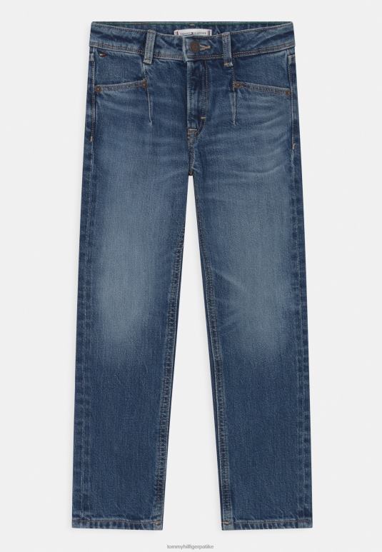 Tommy Hilfiger харпер фармерке равних ногавица - 2D0808676 Tommy Hilfiger Srbija плави тексас
