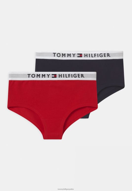 Tommy Hilfiger схорти 2 паковање гаћица - 2D0808971 Tommy Hilfiger Srbija примарно црвено/пустињско небо
