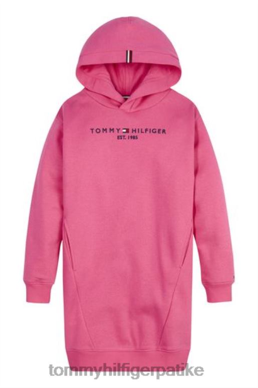 Tommy Hilfiger есенцијална дуксерица са капуљачом - 2D0803491 Tommy Hilfiger Srbija розе