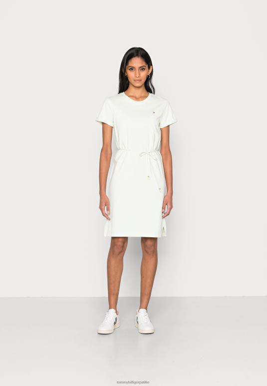 Tommy Hilfiger цоол кратка хаљина хаљина од дреса - 2D0804182 Tommy Hilfiger Srbija акценат зелене боје