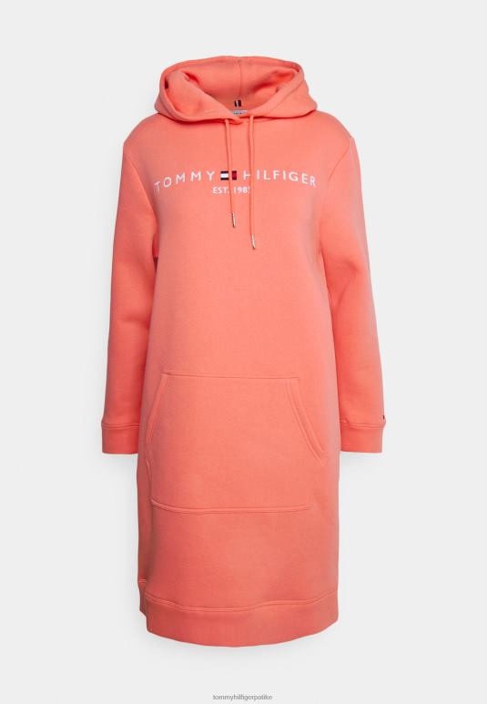Tommy Hilfiger редовна дневна хаљина - 2D0804376 Tommy Hilfiger Srbija цвет корала