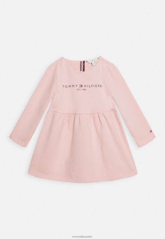 Tommy Hilfiger основна хаљина за бебе дневна хаљина - 2D0804653 Tommy Hilfiger Srbija ружичаста нијанса