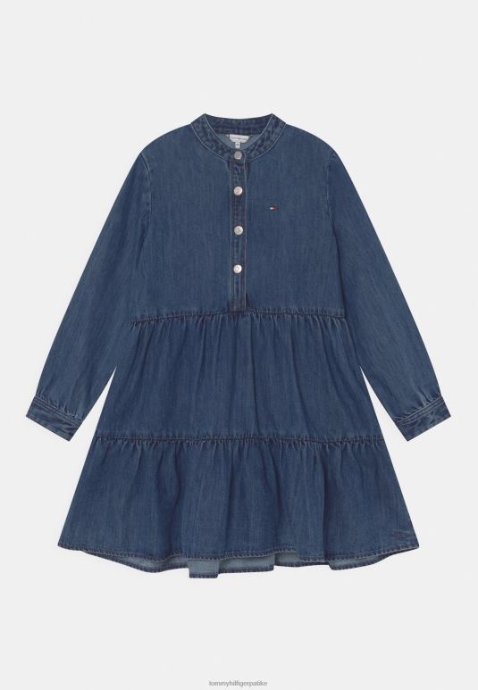 Tommy Hilfiger хаљина тексас хаљина - 2D0805626 Tommy Hilfiger Srbija плави тексас