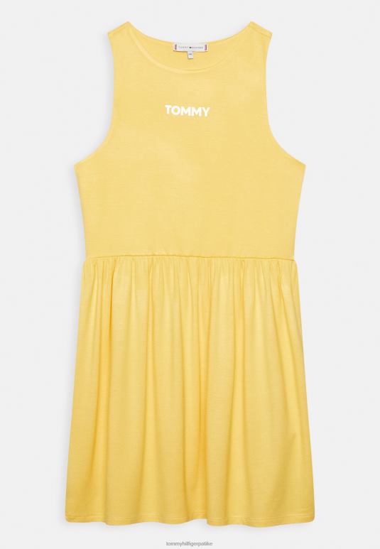 Tommy Hilfiger хаљина од металик фолије хаљина од дреса - 2D0805973 Tommy Hilfiger Srbija солеил