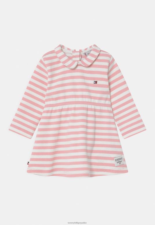 Tommy Hilfiger беба фина хаљина хаљина од дреса - 2D0806159 Tommy Hilfiger Srbija розе