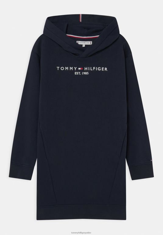Tommy Hilfiger основна хаљина са капуљачом дневна хаљина - 2D0807373 Tommy Hilfiger Srbija пустињско небо
