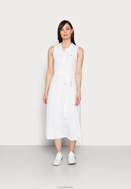 Tommy Hilfiger миди хаљина кошуља хаљина - 2D0807671 Tommy Hilfiger Srbija бела