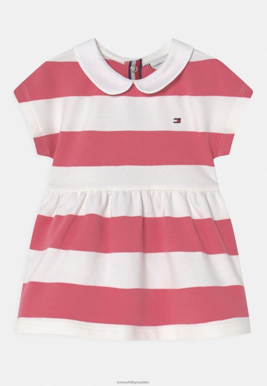 Tommy Hilfiger Дневна хаљина у рагби пругама - 2D0808046 Tommy Hilfiger Srbija дубока лубеница