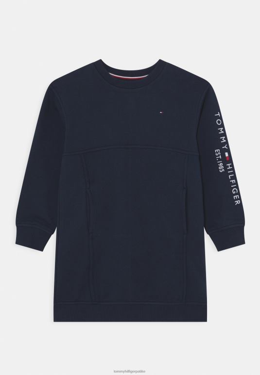 Tommy Hilfiger основна хаљина дневна хаљина - 2D0808070 Tommy Hilfiger Srbija сумрак морнарице