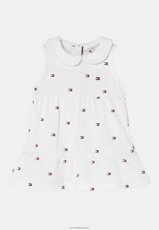 Tommy Hilfiger хаљина са заставом за бебе дневна хаљина - 2D0808289 Tommy Hilfiger Srbija бела