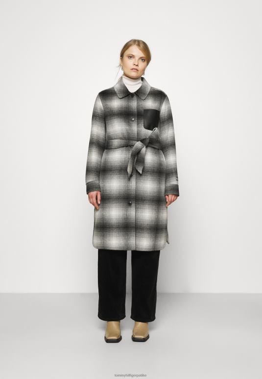 Tommy Hilfiger ицон бленд цхецк капут класични капут - 2D0806520 Tommy Hilfiger Srbija икона црна сенка