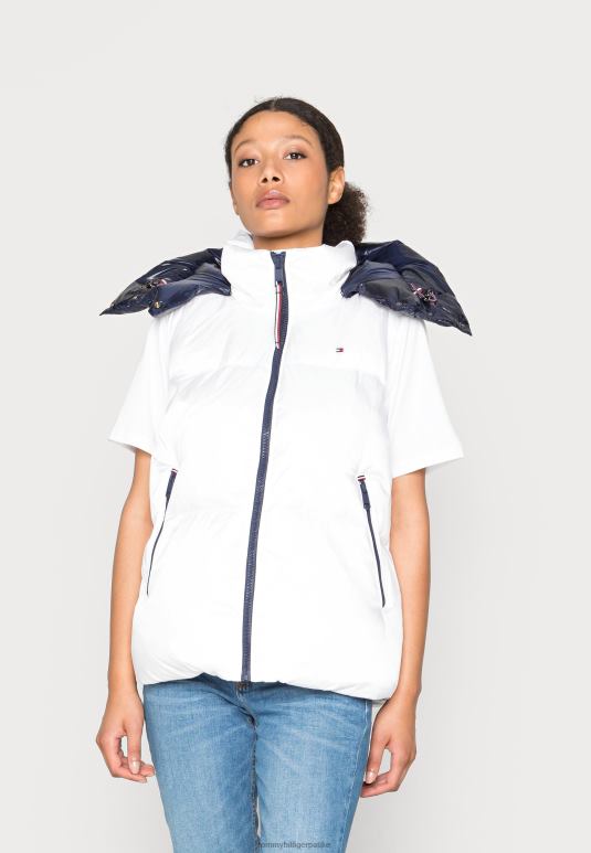 Tommy Hilfiger прслук од сјајног мат логотипа - 2D0808829 Tommy Hilfiger Srbija оптичко бело/пустињско небо