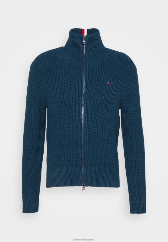 Tommy Hilfiger текстура рајсфершлуса кроз кардиган - 2D0804837 Tommy Hilfiger Srbija мрачно језеро