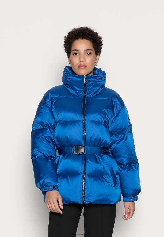 Tommy Hilfiger доња јакна са полиетиленим логом - 2D0807784 Tommy Hilfiger Jakne грчко острво плаво
