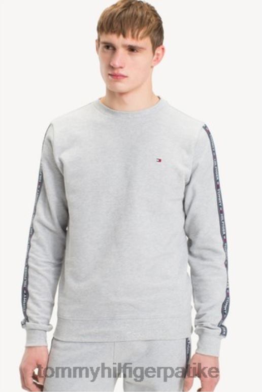 Tommy Hilfiger аутентична дуксерица са великим изрезом - 2D0803386 Tommy Hilfiger Srbija сива