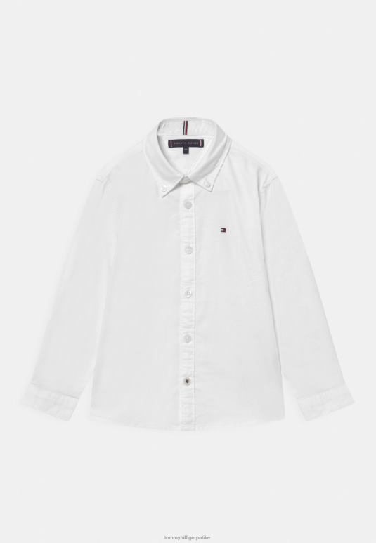 Tommy Hilfiger дечаци растезљиве оксфордске кошуље - 2D0807268 Tommy Hilfiger Srbija бела