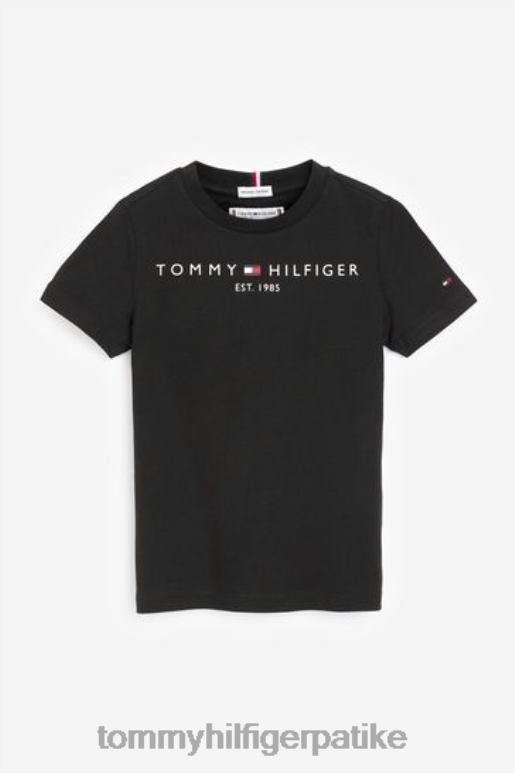 Tommy Hilfiger есенцијална мајица - 2D0802923 Tommy Hilfiger Srbija црна