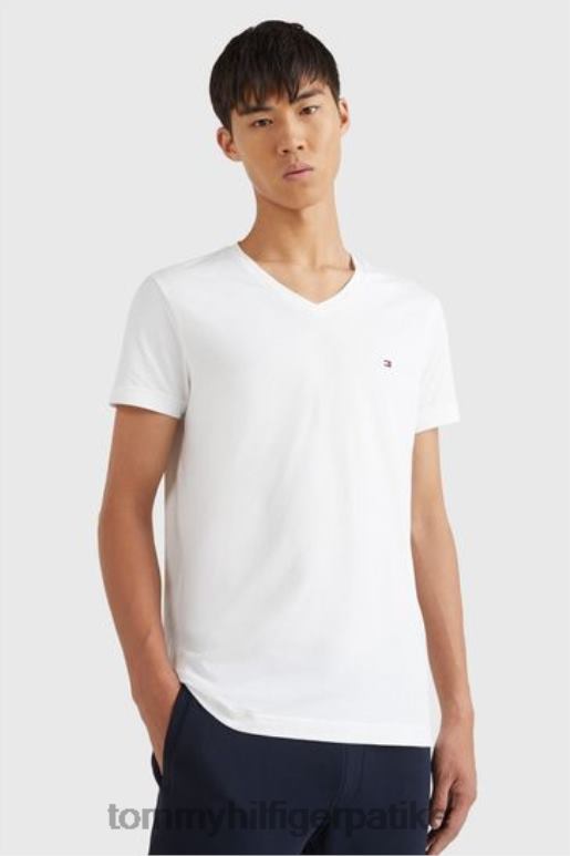 Tommy Hilfiger цоре стретцх танка мајица са в-изрезом - 2D0803091 Tommy Hilfiger Srbija бела