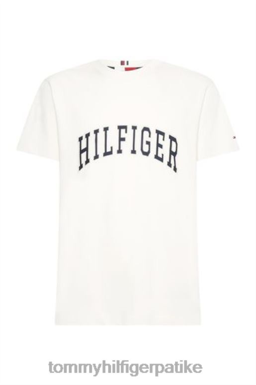 Tommy Hilfiger природна универзитетска мајица - 2D0803263 Tommy Hilfiger Srbija бела