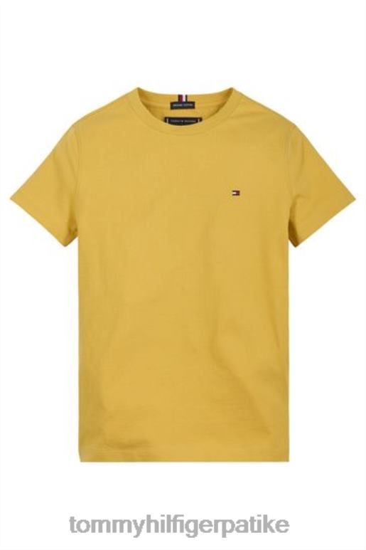 Tommy Hilfiger есенцијална памучна мајица - 2D0803295 Tommy Hilfiger Srbija жута