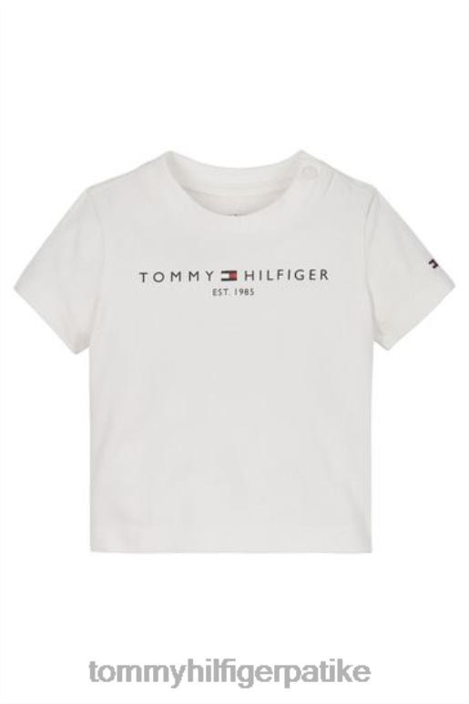 Tommy Hilfiger есенцијална мајица за бебе - 2D0803755 Tommy Hilfiger Srbija бела