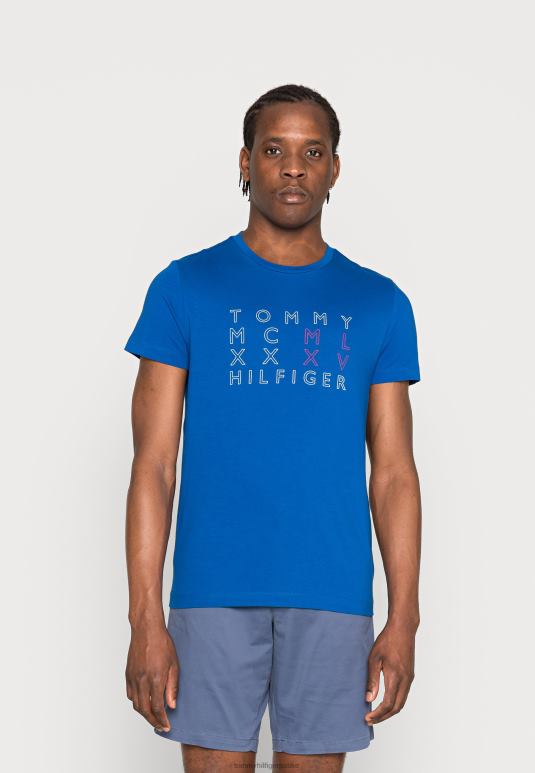 Tommy Hilfiger Т-схирт мајица са принтом рвб цорп - 2D0806036 Tommy Hilfiger Srbija грчко острво плаво