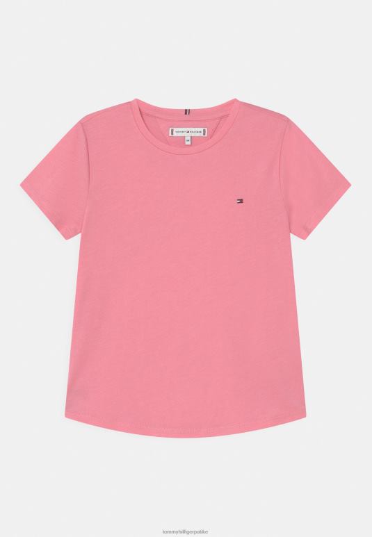 Tommy Hilfiger есенцијална топ основна мајица - 2D0807415 Tommy Hilfiger Srbija свеже розе