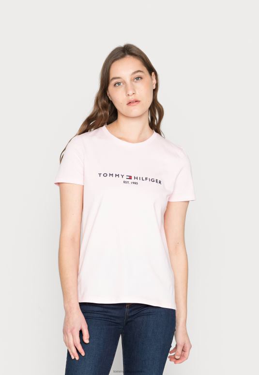 Tommy Hilfiger обична мајица са принтом - 2D0807569 Tommy Hilfiger Srbija пастелно розе