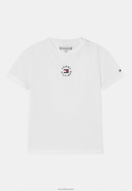 Tommy Hilfiger херитагелого мајице унисекс основне мајице - 2D0807653 Tommy Hilfiger Srbija бела