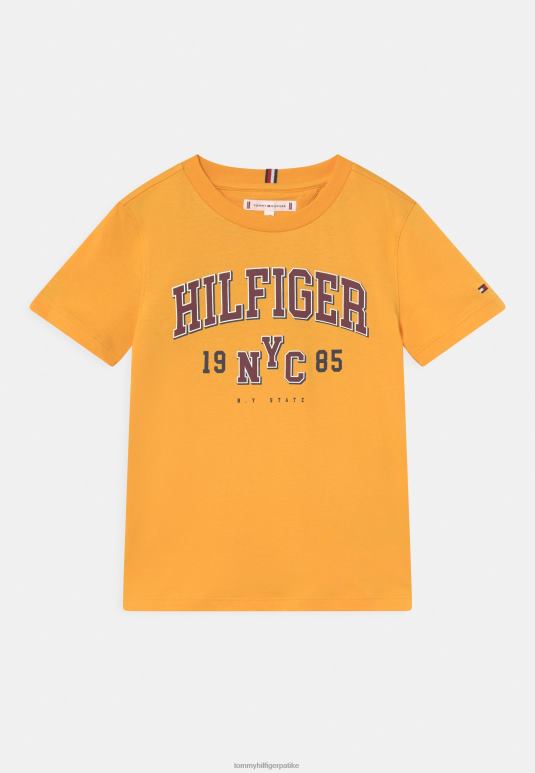 Tommy Hilfiger мајица са принтом на универзитету - 2D0807914 Tommy Hilfiger Srbija прерија жута