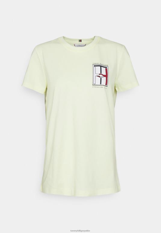 Tommy Hilfiger мајица са штампом на дан земље - 2D0808639 Tommy Hilfiger Srbija смрзнути лимун