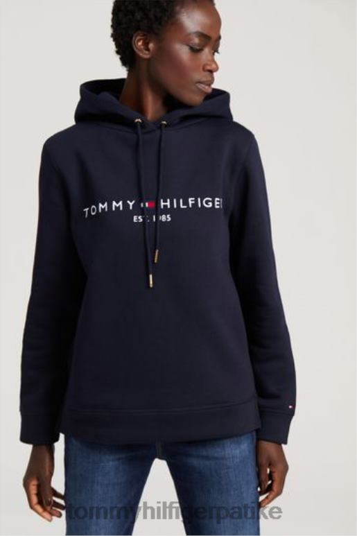 Tommy Hilfiger херитаге лого дукс - 2D0803014 Tommy Hilfiger Clothing бела