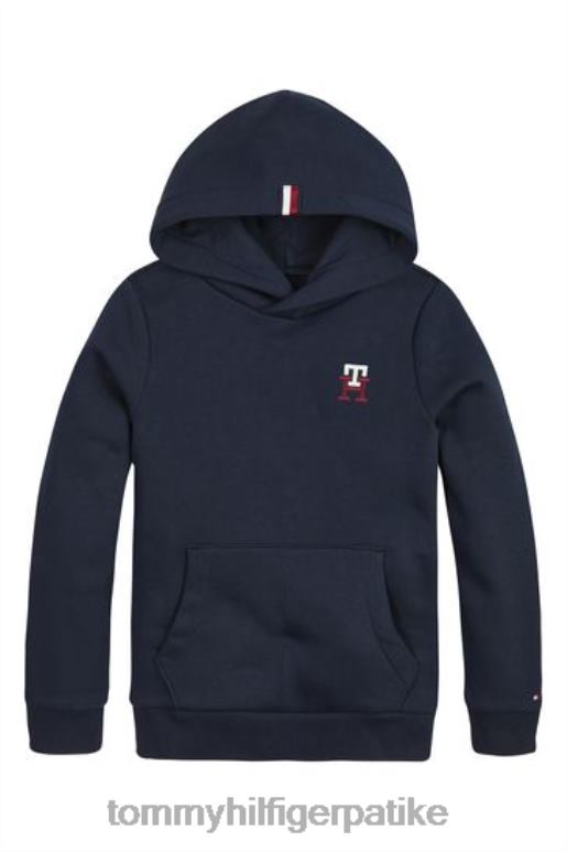 Tommy Hilfiger дуксерица са монограмом у - 2D0803473 Tommy Hilfiger Clothing плава