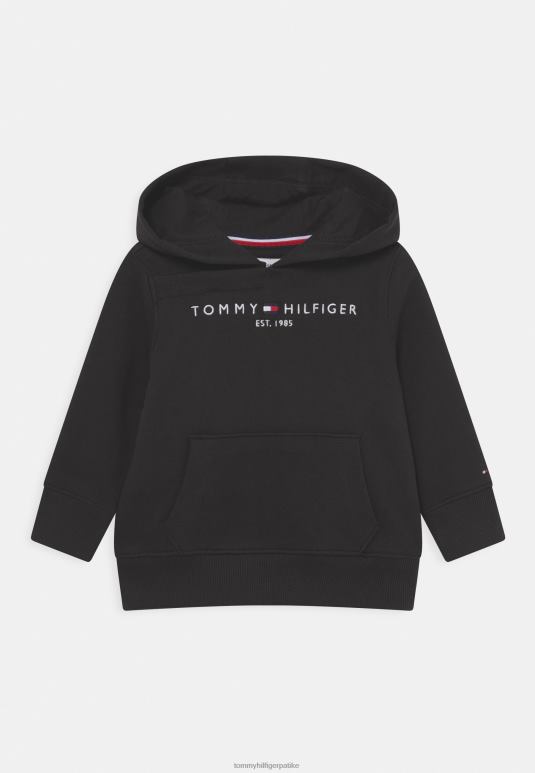 Tommy Hilfiger Ессентиал хоодие унисекс хоодие - 2D0804247 Tommy Hilfiger Clothing црна