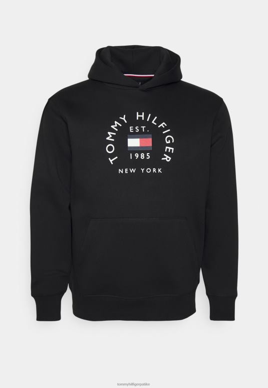 Tommy Hilfiger флаг арцх хооди хоодие - 2D0805102 Tommy Hilfiger Clothing црна