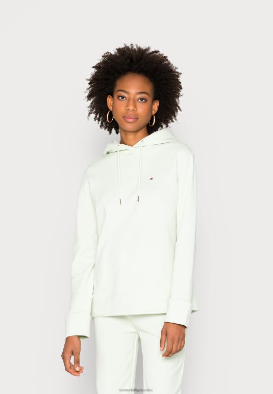 Tommy Hilfiger хоодие - 2D0807434 Tommy Hilfiger Clothing акценат зелене боје
