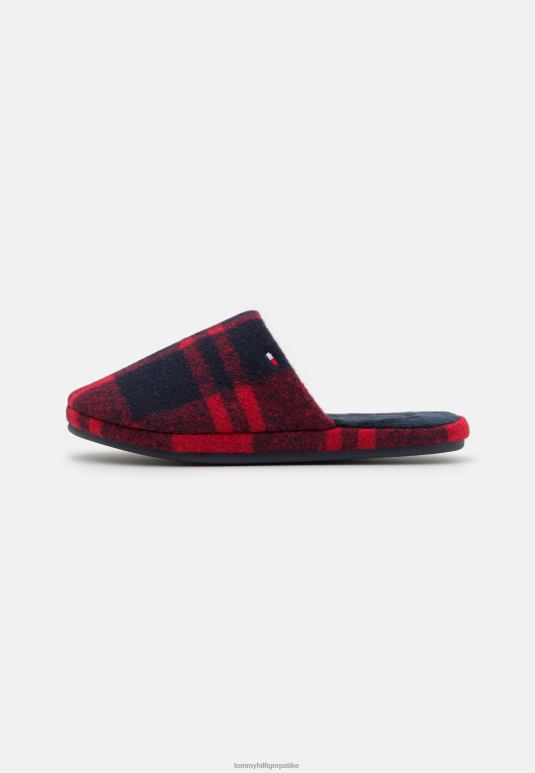 Tommy Hilfiger цхецк флаг папуче папуче - 2D0808836 Tommy Hilfiger Srbija црвена