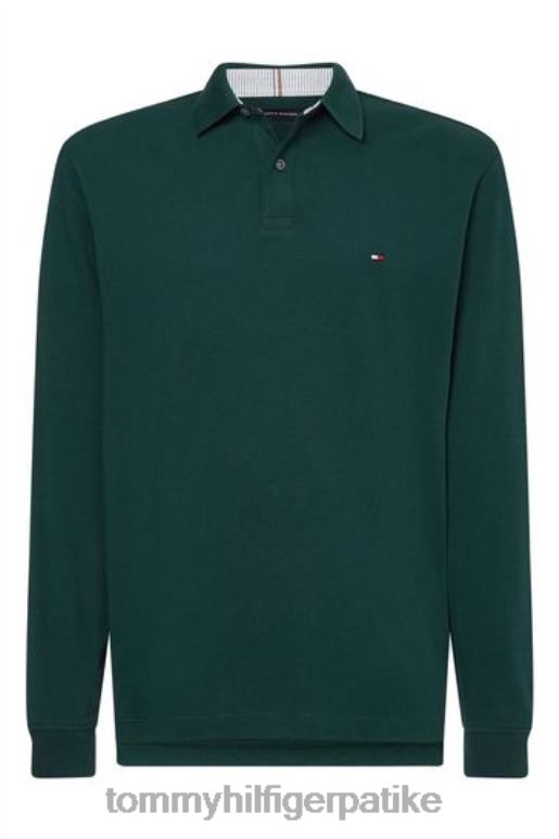 Tommy Hilfiger Поло мајица дугих рукава 1985 - 2D0803566 Tommy Hilfiger Srbija зелена