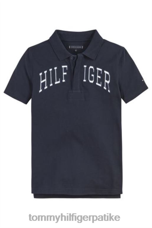 Tommy Hilfiger икона поло мајица - 2D0803308 Tommy Hilfiger Srbija плава