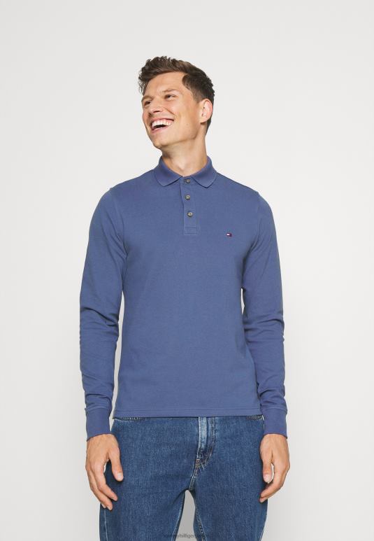 Tommy Hilfiger поло мајица - 2D0803938 Tommy Hilfiger Srbija избледели индиго
