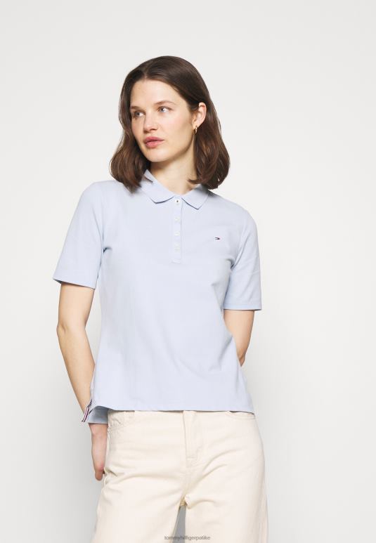 Tommy Hilfiger есенцијална рег поло мајица - 2D0807460 Tommy Hilfiger Srbija ветровито плаво