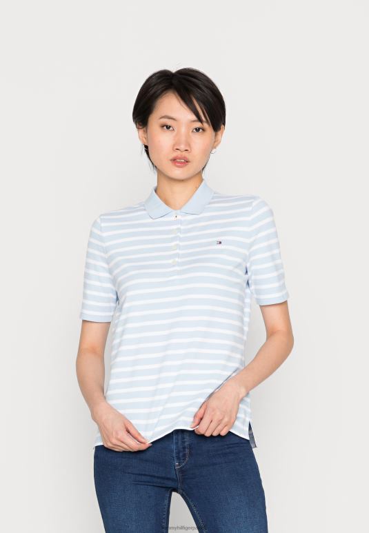 Tommy Hilfiger поло мајица на обичне сс пруге - 2D0808096 Tommy Hilfiger Srbija бретон стп/бреези блуе вхите