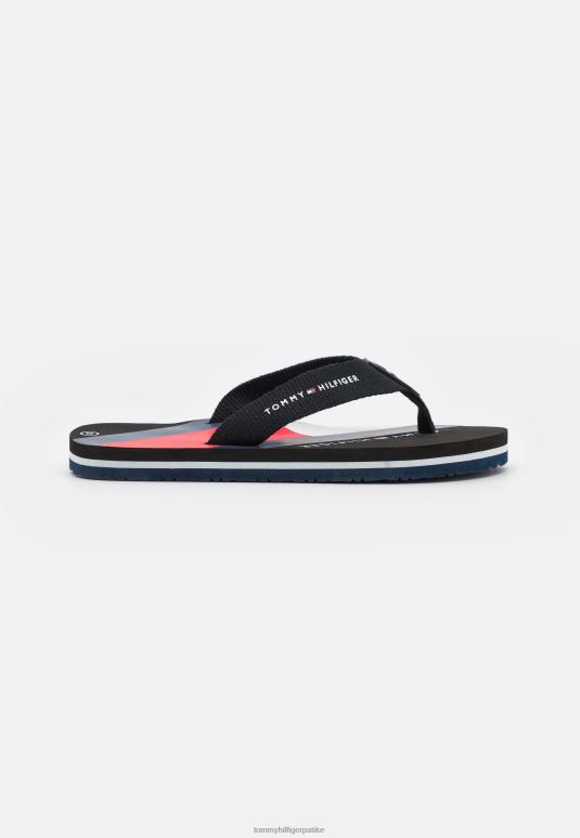 Tommy Hilfiger унисекс сандале са т-баром - 2D0808664 Tommy Hilfiger Srbija црна