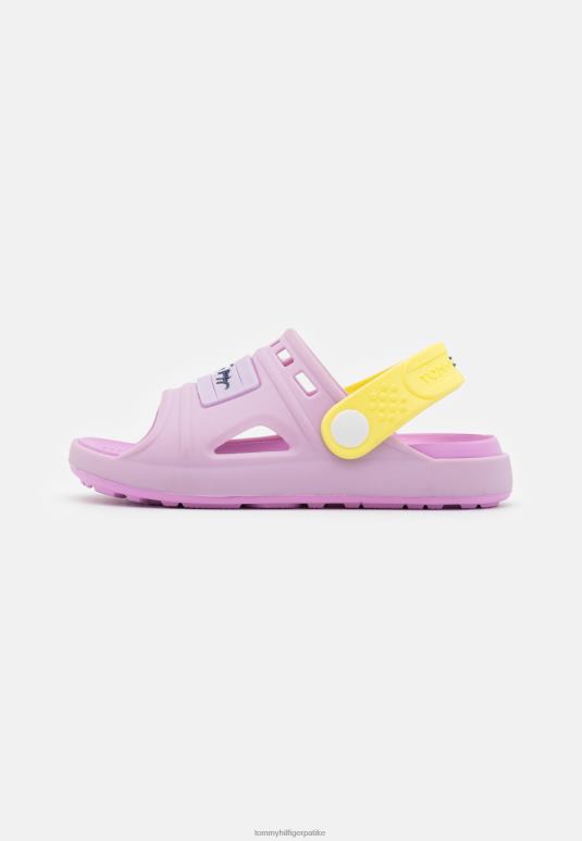 Tommy Hilfiger тобогани за базен - 2D0808317 Tommy Hilfiger Srbija лила/жута