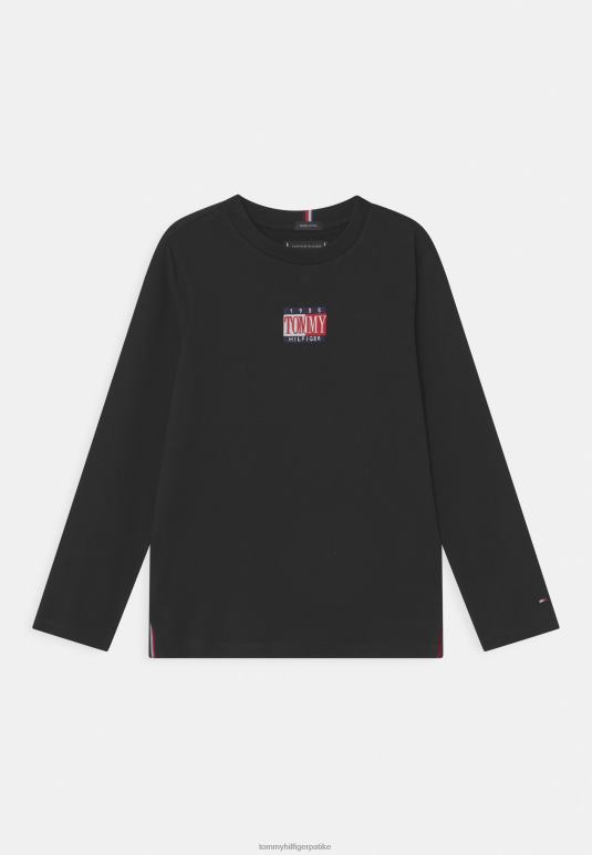 Tommy Hilfiger безвременска мајица дугих рукава - 2D0807577 Tommy Hilfiger Srbija црна