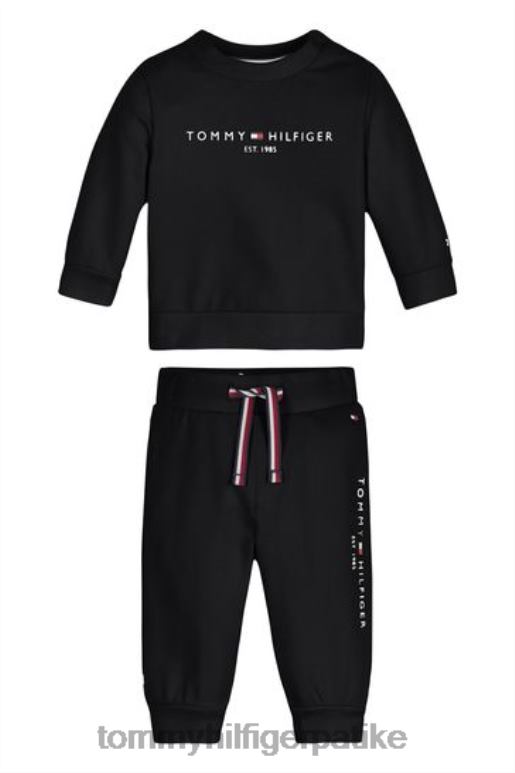 Tommy Hilfiger есенцијални лого тренерка - 2D0803286 Tommy Hilfiger Srbija црна