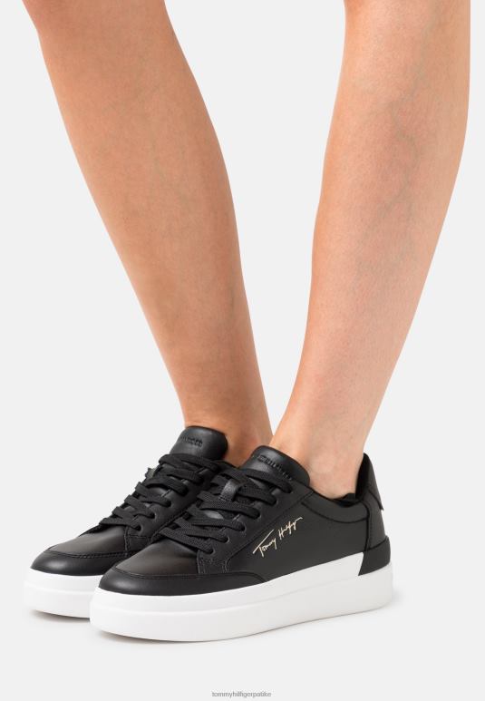 Tommy Hilfiger тренери са потписом - 2D0804500 Tommy Hilfiger Srbija црна