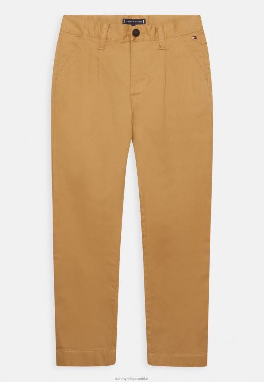Tommy Hilfiger плисиране цхинос - 2D0806080 Tommy Hilfiger Clothing класични каки