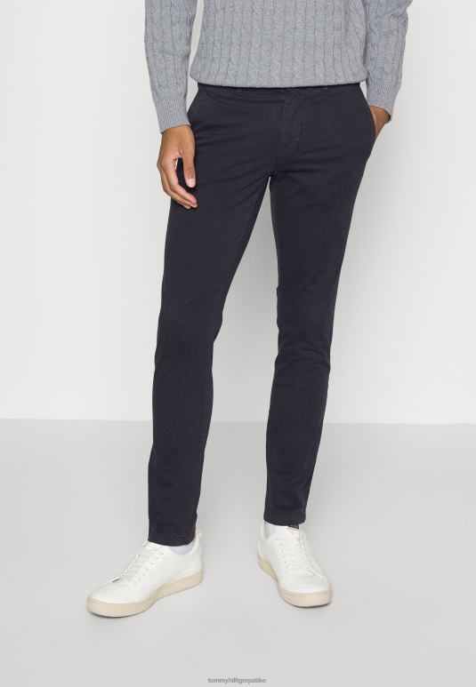 Tommy Hilfiger блеецкер сатенске цхинос - 2D0807302 Tommy Hilfiger Clothing црна