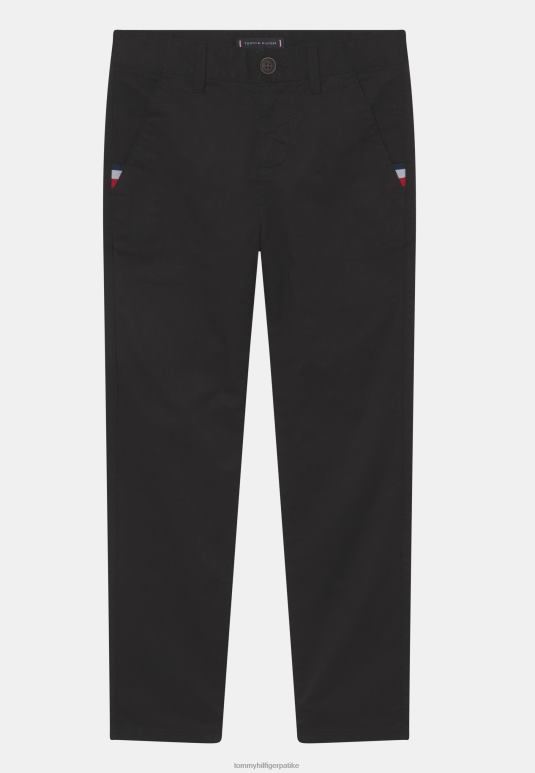 Tommy Hilfiger есенцијални слим цхинос - 2D0807527 Tommy Hilfiger Clothing црна